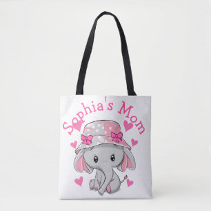 Tote Bag Bébé mignon Eléphant fille