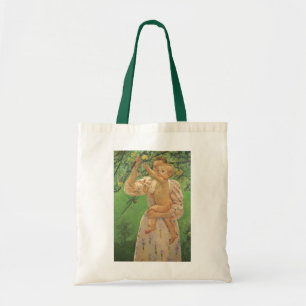 Tote Bag Bébé tendant la main vers une pomme de Mary Cassat