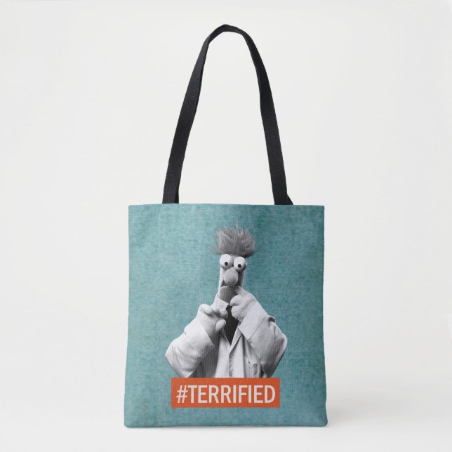Tote Bag Bécher| #Terrifié (Devant)