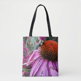 Tote Bag Bee & Pink Flower Tote