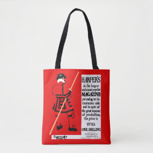 Tote Bag Beefeater, magazine du poster vintage Harper