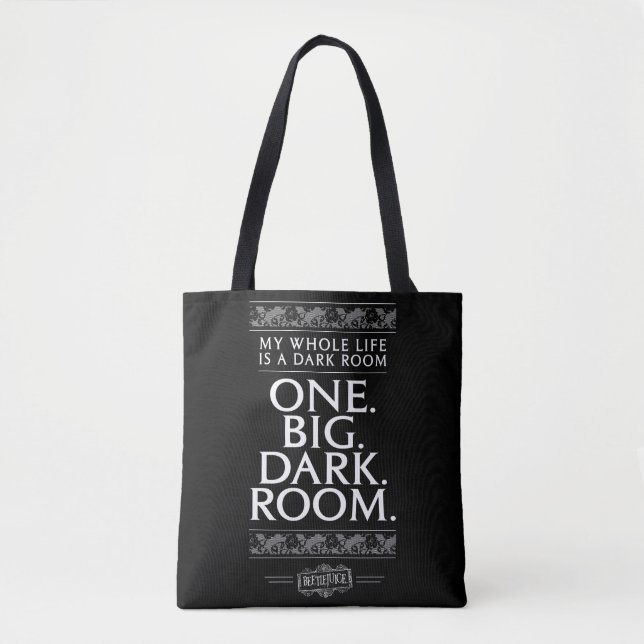 Tote Bag Beetlejus | Toute Ma Vie Est Une Chambre Sombre (Devant)