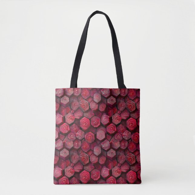 Tote Bag Beetroots à peigne (Devant)