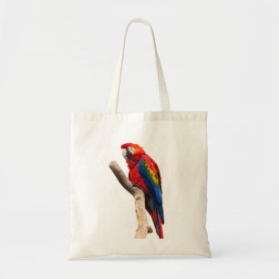 Tote Bag Bel oiseau coloré de perroquet d'ara d'écarlate