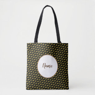 Tote Bag Bélier Astrologie Personnalisée Dorée