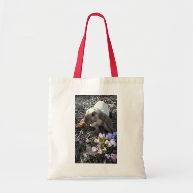 Tote Bag Belle boucle anglaise avec fleurs (Devant)