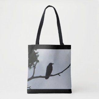 Tote Bag Belle corneille noire sur un membre
