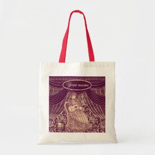 Tote Bag Belle dame avec guitare