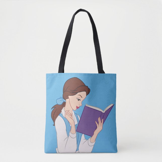 Tote Bag Belle dans un livre (Devant)