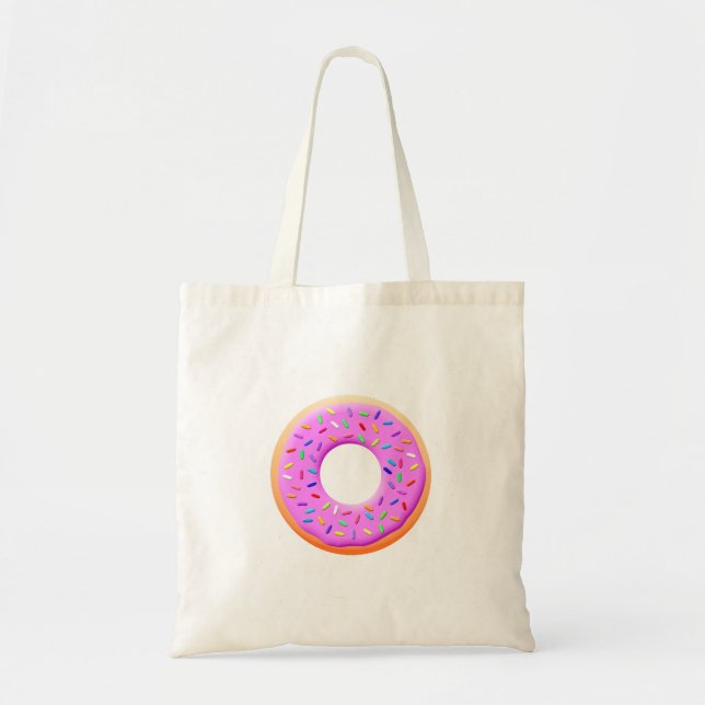 Tote Bag Belle Donut Avec Dessin D'Arrosage (Devant)