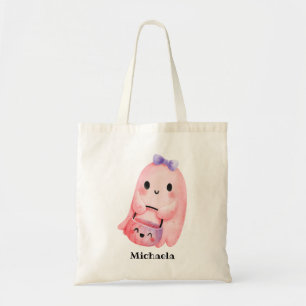Tote Bag Belle Fantôme Halloween personnalisées Trick Ou Tr