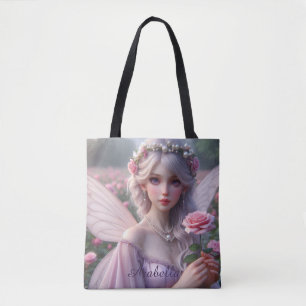 Tote Bag Belle fée de juin en Rose