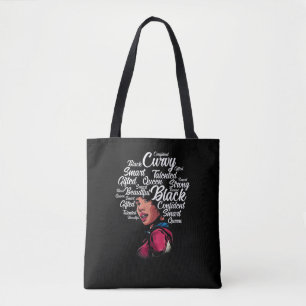 Tote Bag Belle femme noire Afro Hair Queen