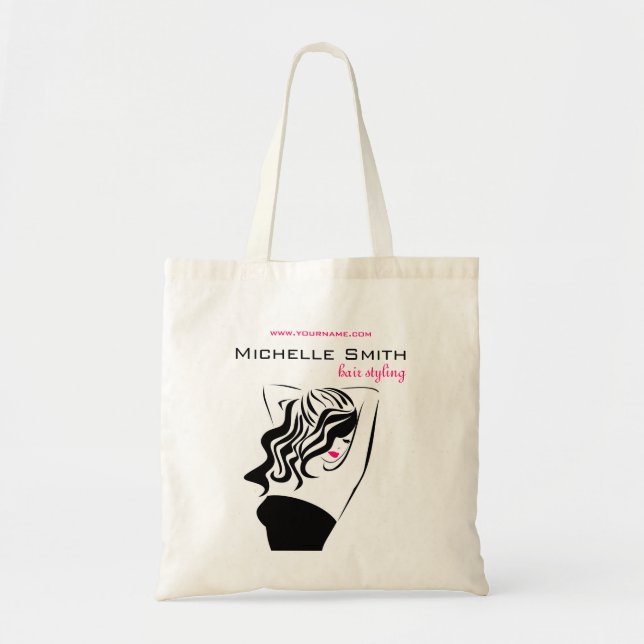 Tote Bag Belle fille avec le marquage à chaud de (Devant)