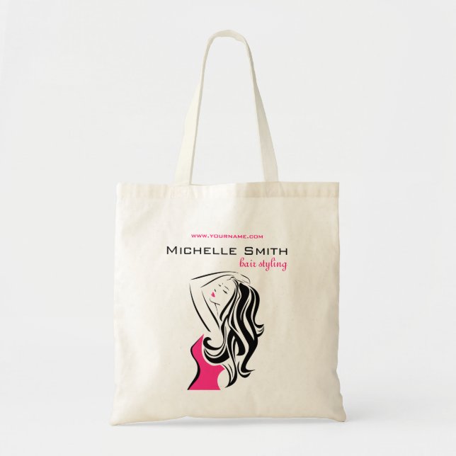 Tote Bag Belle fille avec le marquage à chaud de (Devant)