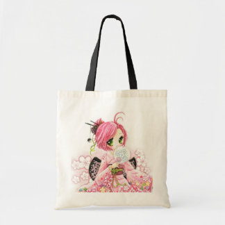 Tote Bag Belle fille japonaise dans le kimono