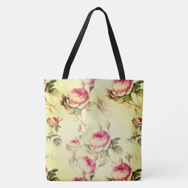 Tote Bag Belle florale Vintage (Devant)
