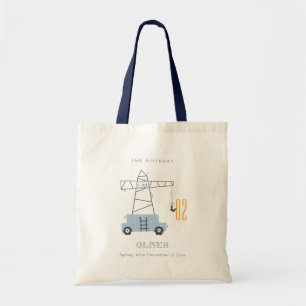 Tote Bag Belle grue de construction N'importe quel âge Anni
