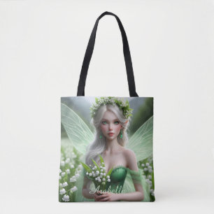 Tote Bag Belle May Fairy dans Lilies de la Vallée