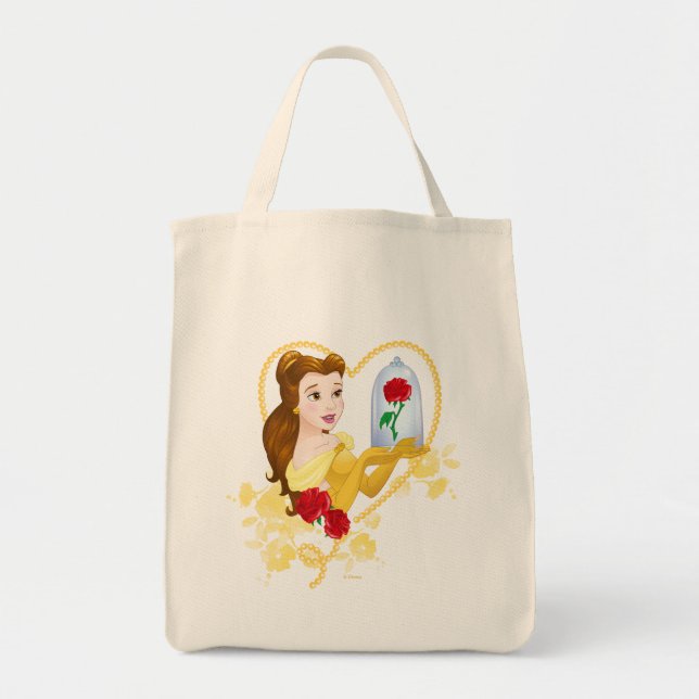 Tote Bag Belle | Roses rouges (Devant)