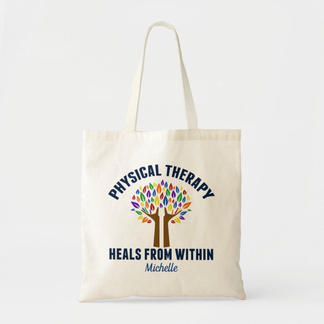 Tote Bag Belle thérapie physique Citation inspirante (Devant)