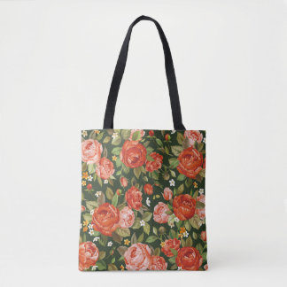 Tote Bag Belles fleurs de pivoine sans couture motif