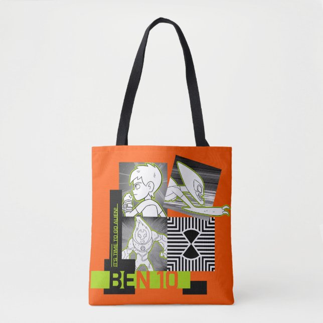 Tote Bag Ben 10 - Il est temps de devenir Alien (Devant)
