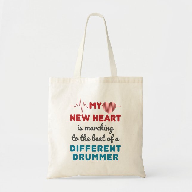 Tote Bag Bénéficiaire de la transplantation cardiaque Nouve (Devant)