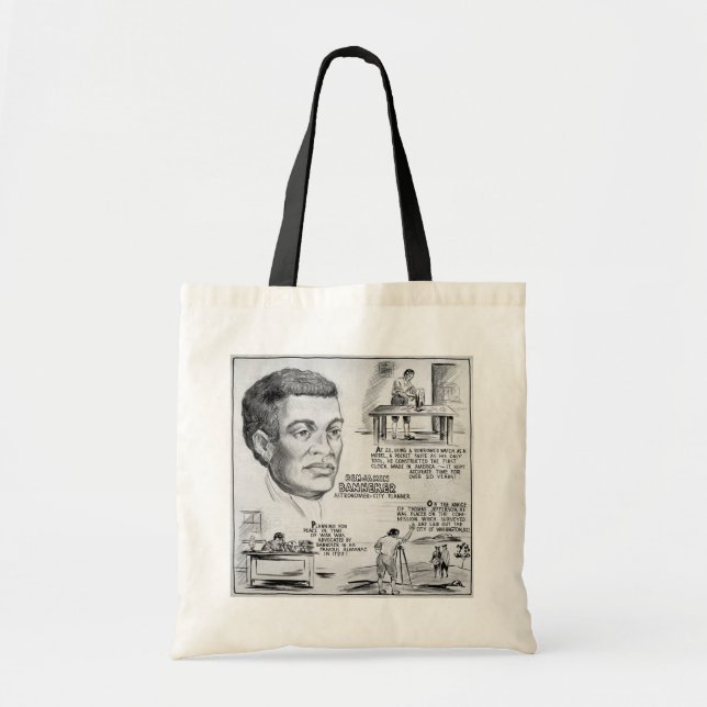 Tote Bag Benjamin Banneker : Black Scientist & Revolutionar (Devant)