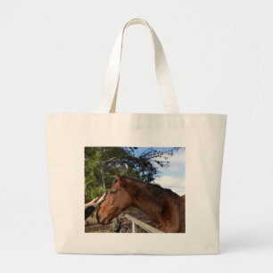 Tote Bag Bennie le Grand Cheval Brown Aimant Une Pat,