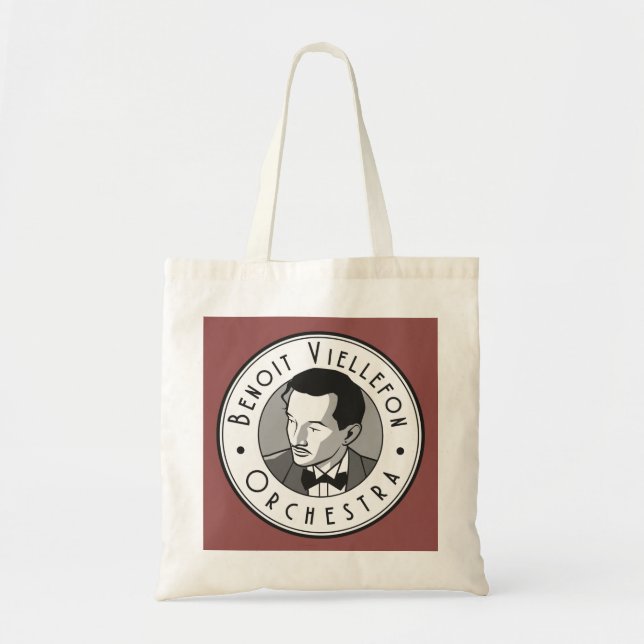 Tote Bag - Benoit Viellefon Orchestra (B&W) (Front)