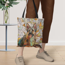 berger allemand - Art mosaïque