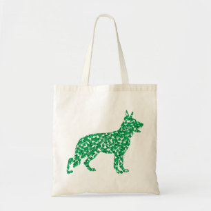 Tote Bag Berger allemand en Shamrock