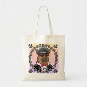 Tote Bag Berger allemand portant des lunettes