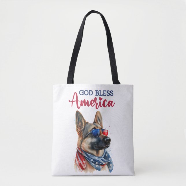 Tote Bag Berger patriotique allemand (Devant)