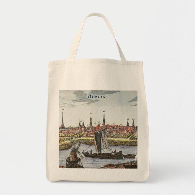 Tote Bag Berlin, Allemagne, 1737 (Devant)