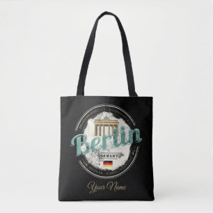Tote Bag Berlin Allemagne Porte de Brandebourg Souvenir Vin