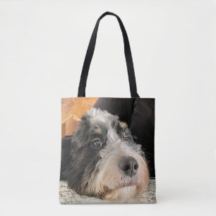 Tote Bag Bernedoodle adorable