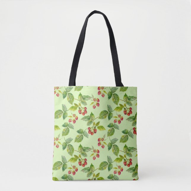 Tote Bag Berry sain : framboise Arrière - plan sans mer. (Devant)