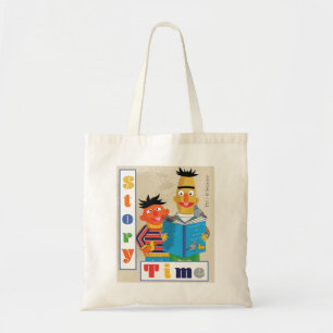 Tote Bag Bert et Ernie Library Story Time