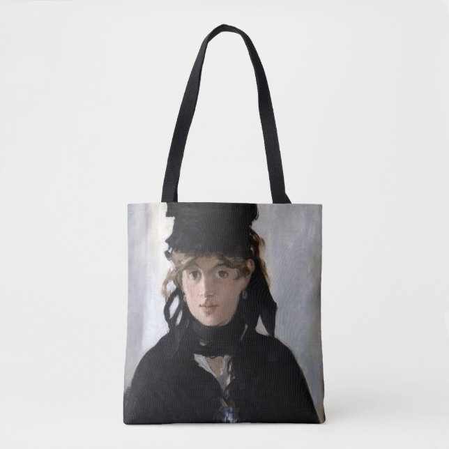 Tote Bag Berthe Morisot avec un bouquet de violettes, Manet (Devant)