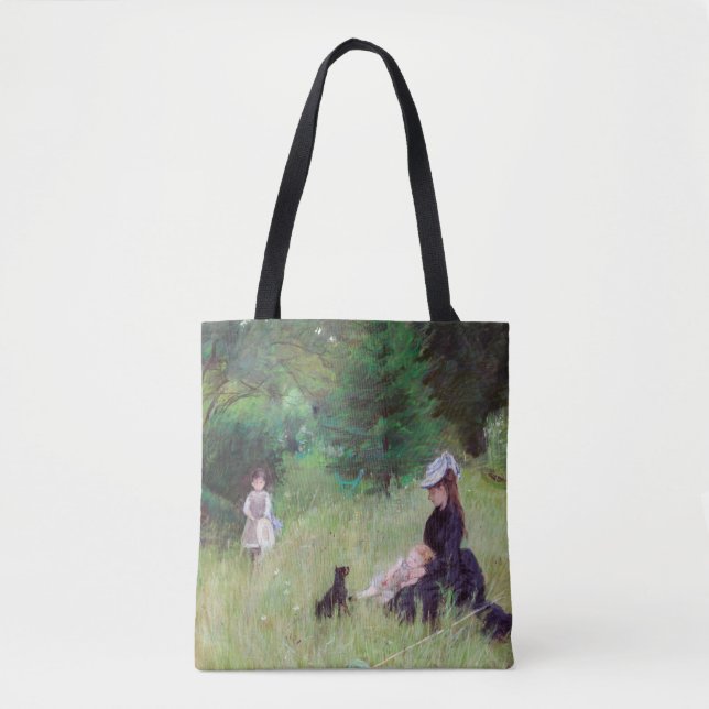 Tote Bag Berthe Morisot - Dans un parc (Devant)
