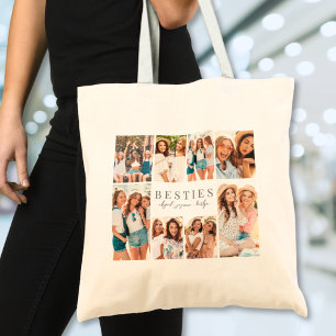 Tote Bag Best Friends Elegant BFF Collage photo