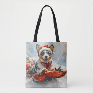 Tote Bag Bétail Australien en Traîneau Laissez Tomber la Ne