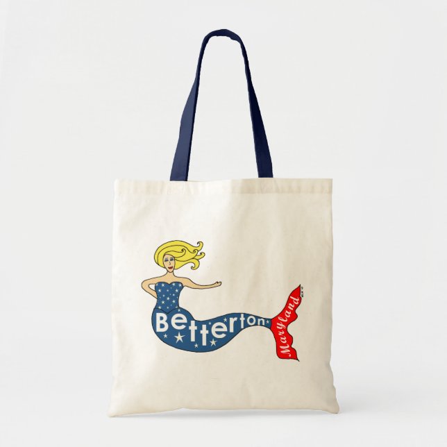 Tote Bag Betterton, sirène du Maryland (Devant)