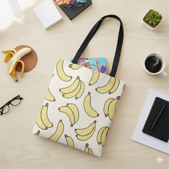 Tote Bag Beurre banane Parade Jaune (Créateur téléchargé)