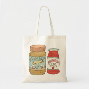Tote Bag Beurre et confiture d'arachide