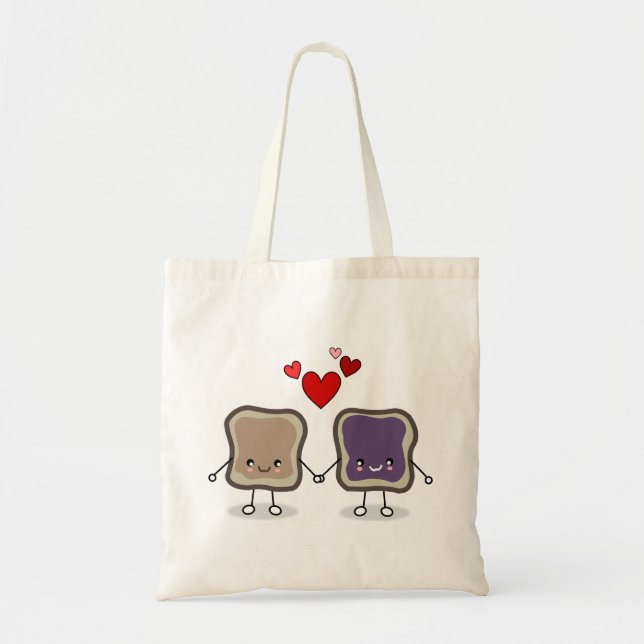 Tote Bag Beurre et gelée d'arachide (Devant)