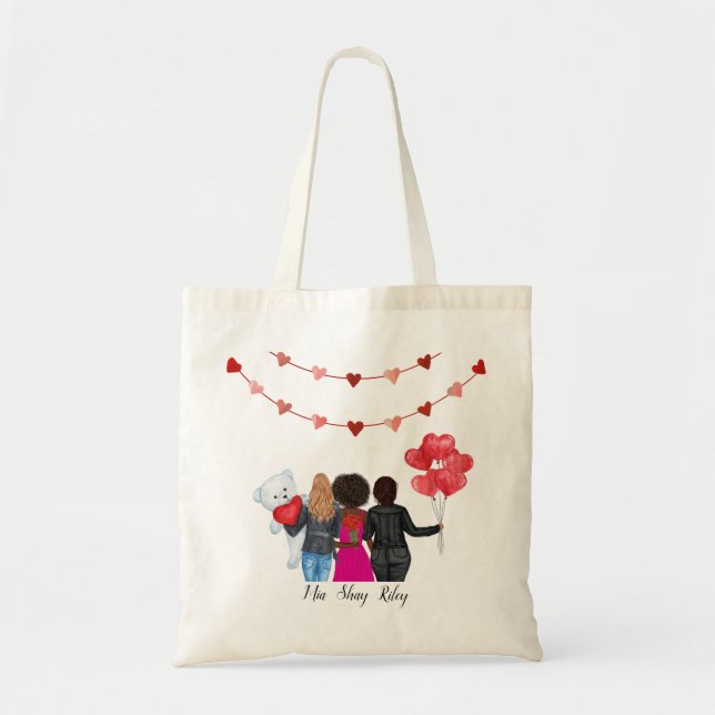 Tote Bag BFF de la Saint-Galentin (Devant)