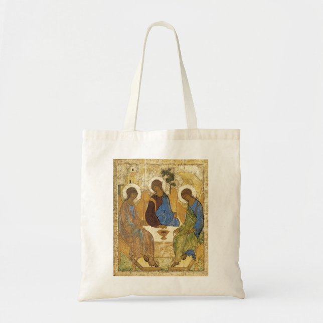 Tote Bag Bible iconique d'Abraham d'anges de trinité (Devant)
